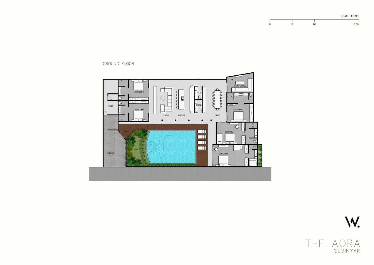The Aora - Capacious Villa Close To Seminyak Sights 인도네시아